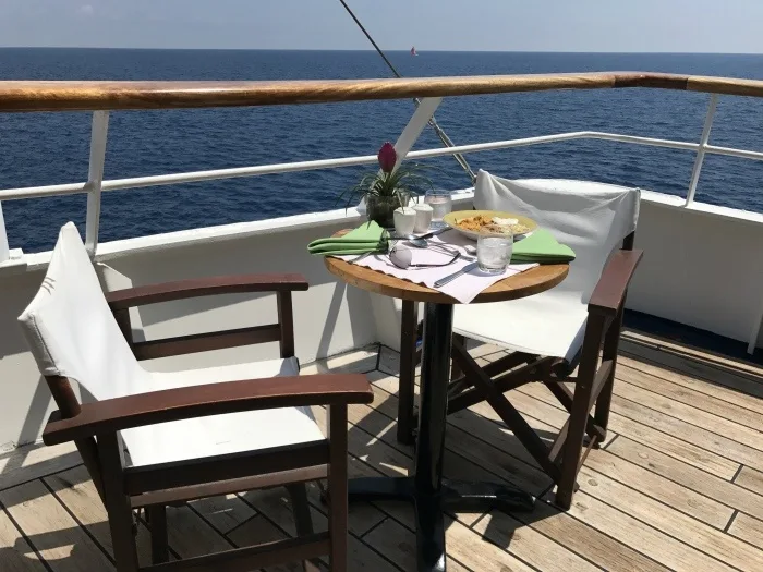 Lunch on board Aegean Odyssey