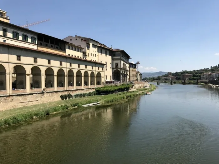 View from the Ponte Vecchio in Florence Photo: Heatheronhertravels.com