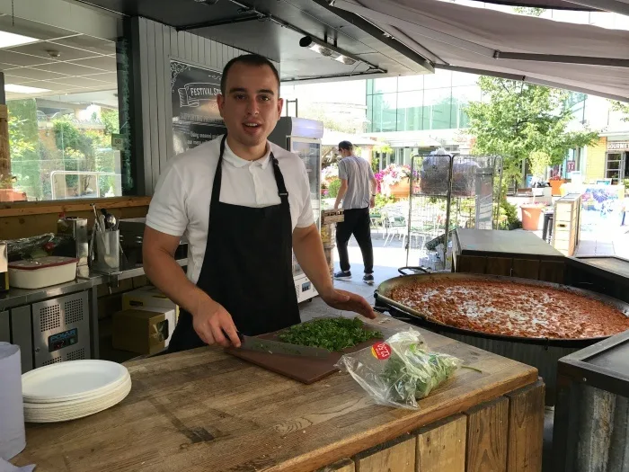 Festival street kitchen in Basingstoke Photo: Heatheronhertravels.com