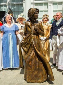 Jane Austen Statue in Basingstoke