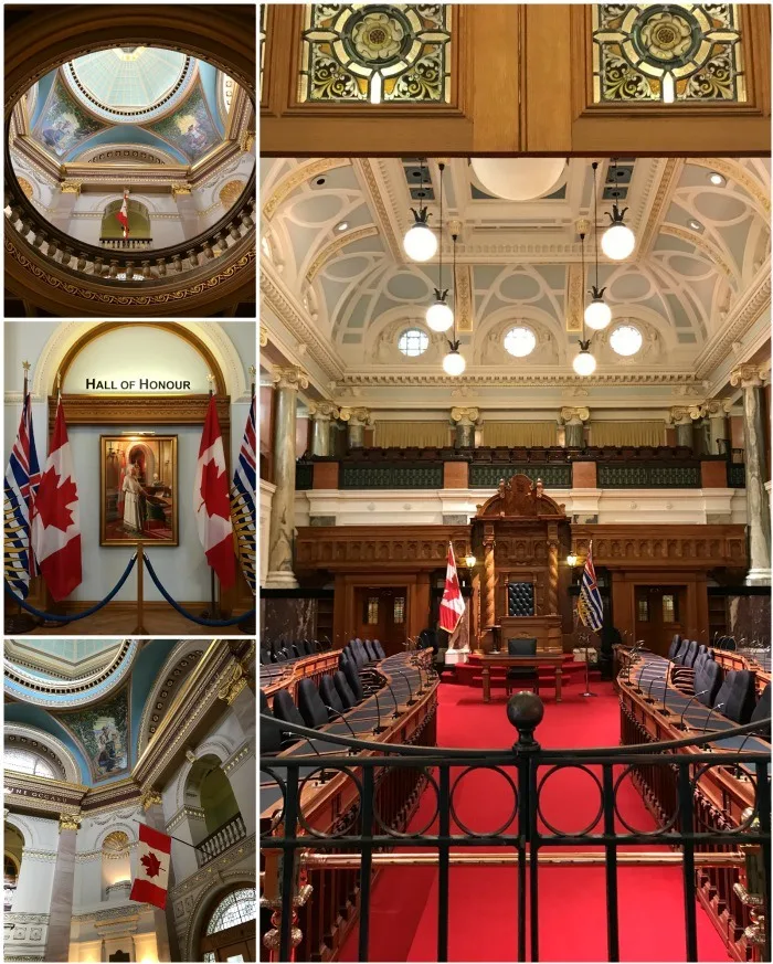 BC Parliament building in Victoria Canada Photo: Heatheronhertravels.com