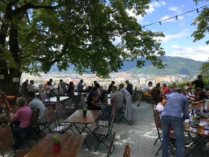 Cafe above Graz Austria Photo: Heatheronhertravels.com