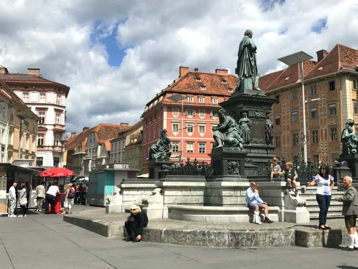 Hauptplatz in Graz Austria Photo: Heatheronhertravels.com