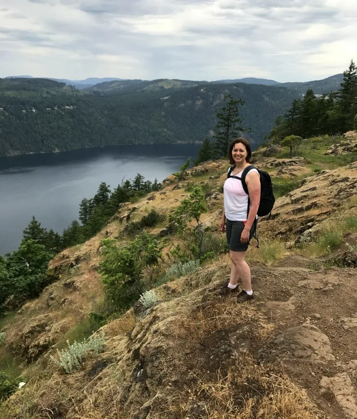 Hiking at Gowlland Tod outside Victoria, Canada Photo: Mark Vukobrat