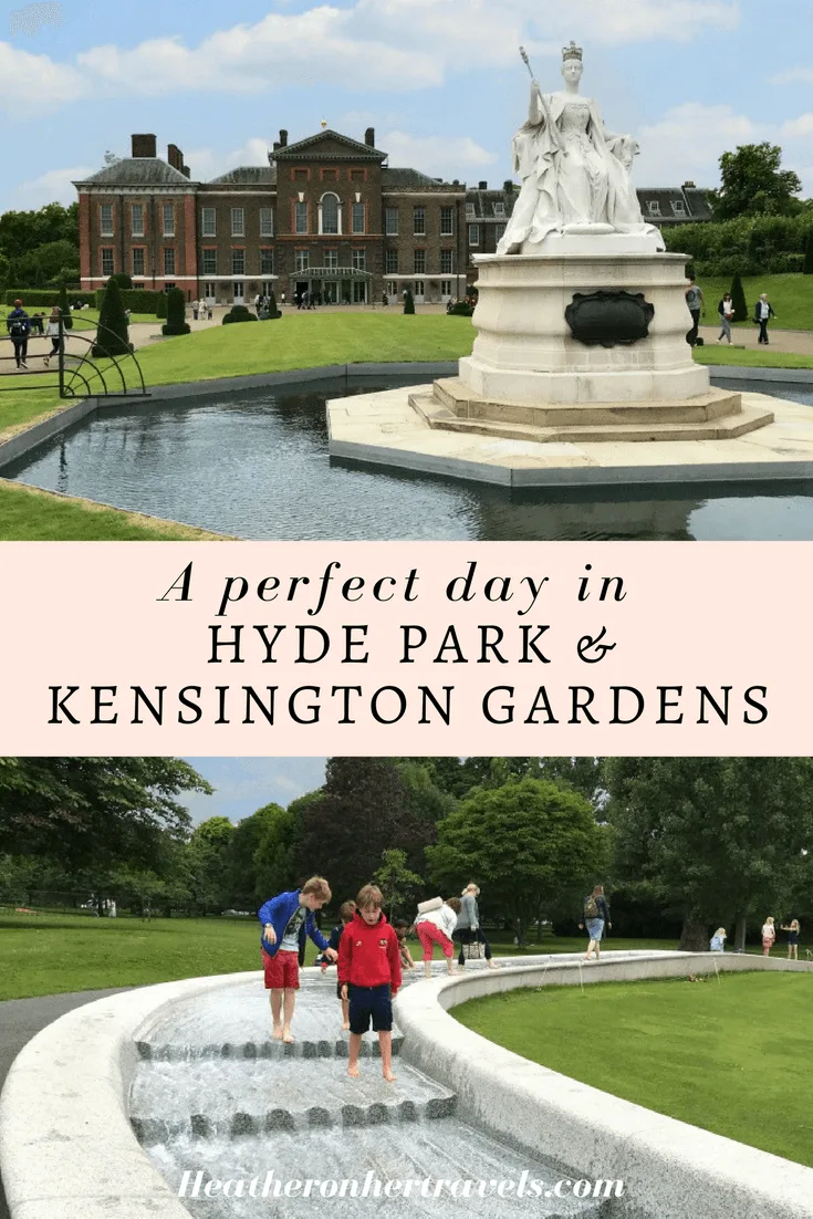 Read about a perfect day in Hyde Park and Kensington Gardens