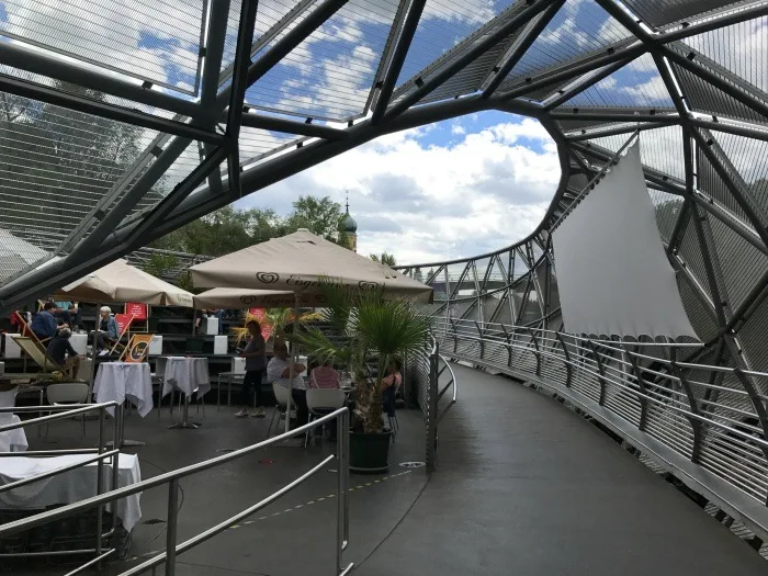 Murinsel in Graz, Austria Photo: Heatheronhertravels.com