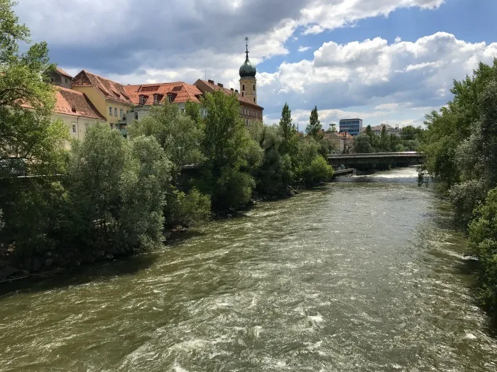 River in Graz, Austria Photo: Heatheronhertravels.com