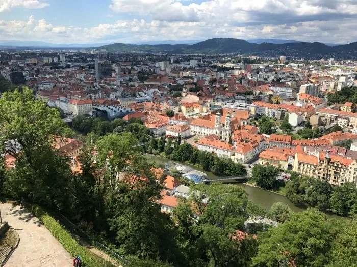 View over Graz Austria Photo: Heatheronhertravels.com