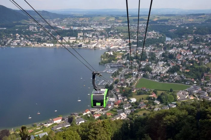 Grunberg Cable Car over Traunsee