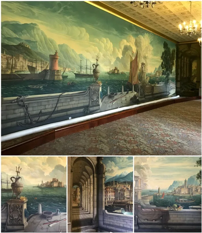 Rex Whistler mural at Plas Newydd