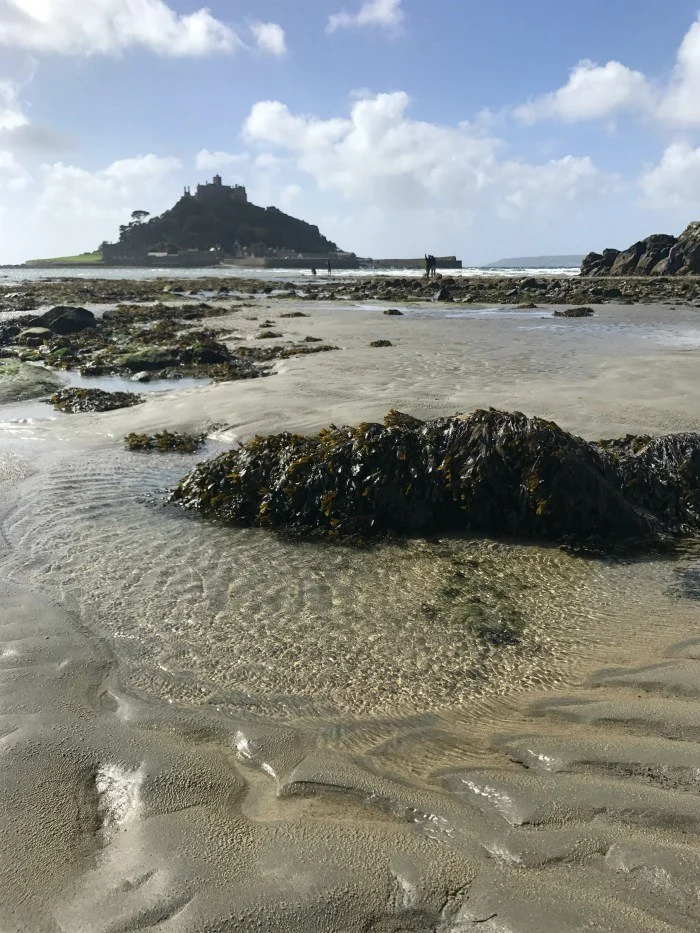 St Michaels Mount at Low tide