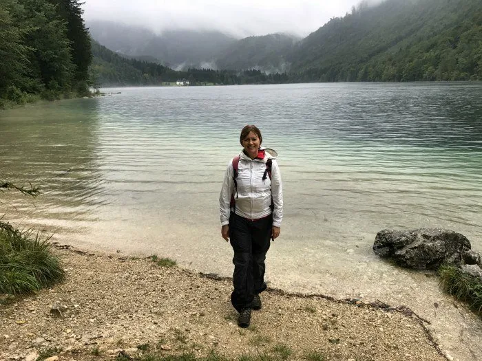 Austrian lakes and mountains: Lake Vorderer Langbathsee in Salkammergut, Austria Photo: Heatheronhertravels.com