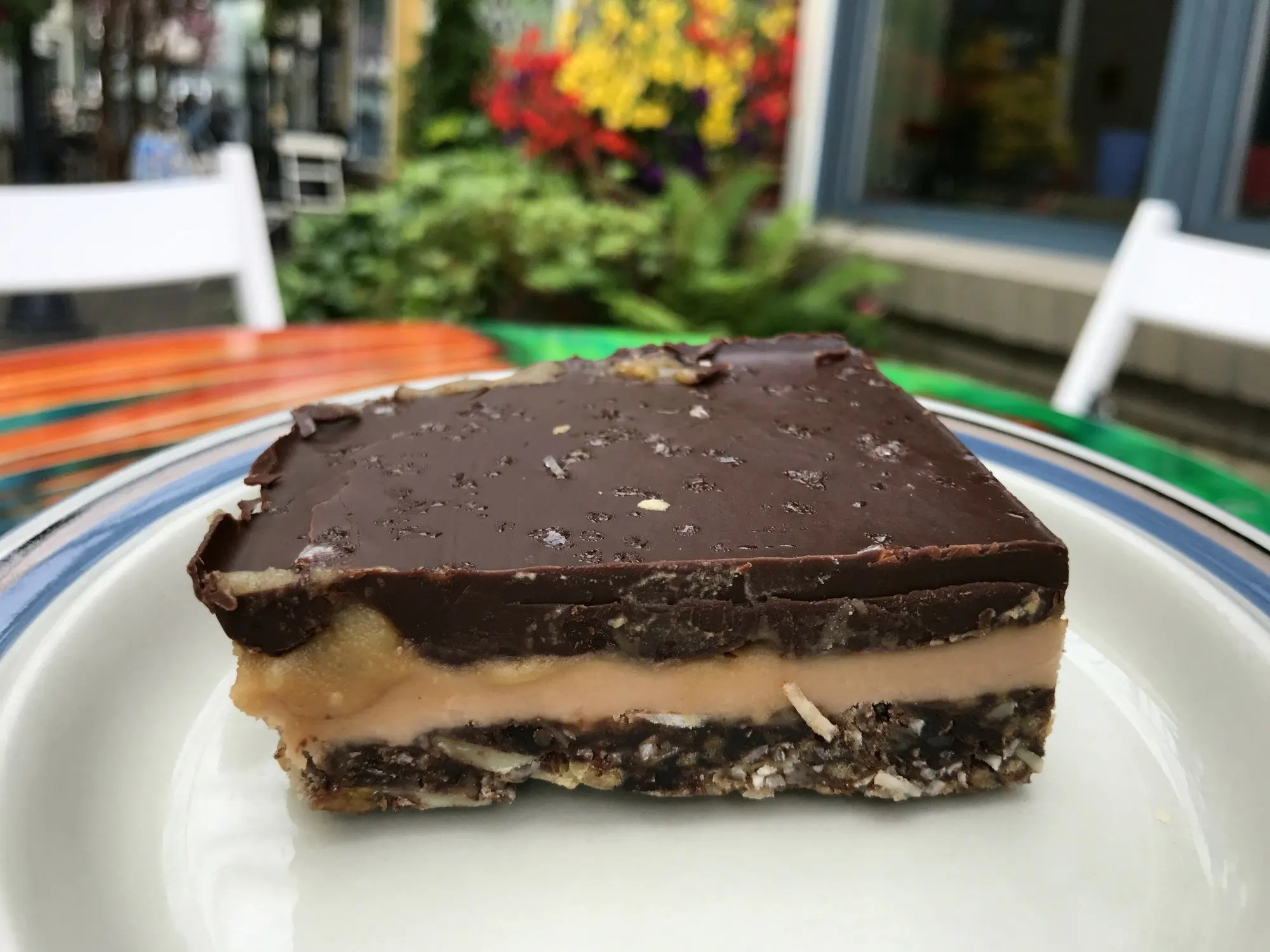 Vancouver Island Foodie Guide - Nanaimo bar in Nanaimo, Vancouver Island, Canada photo: Heatheronhertravels.com