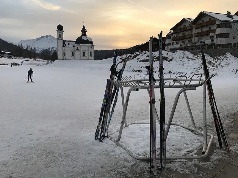 Cross country piste in Seefeld