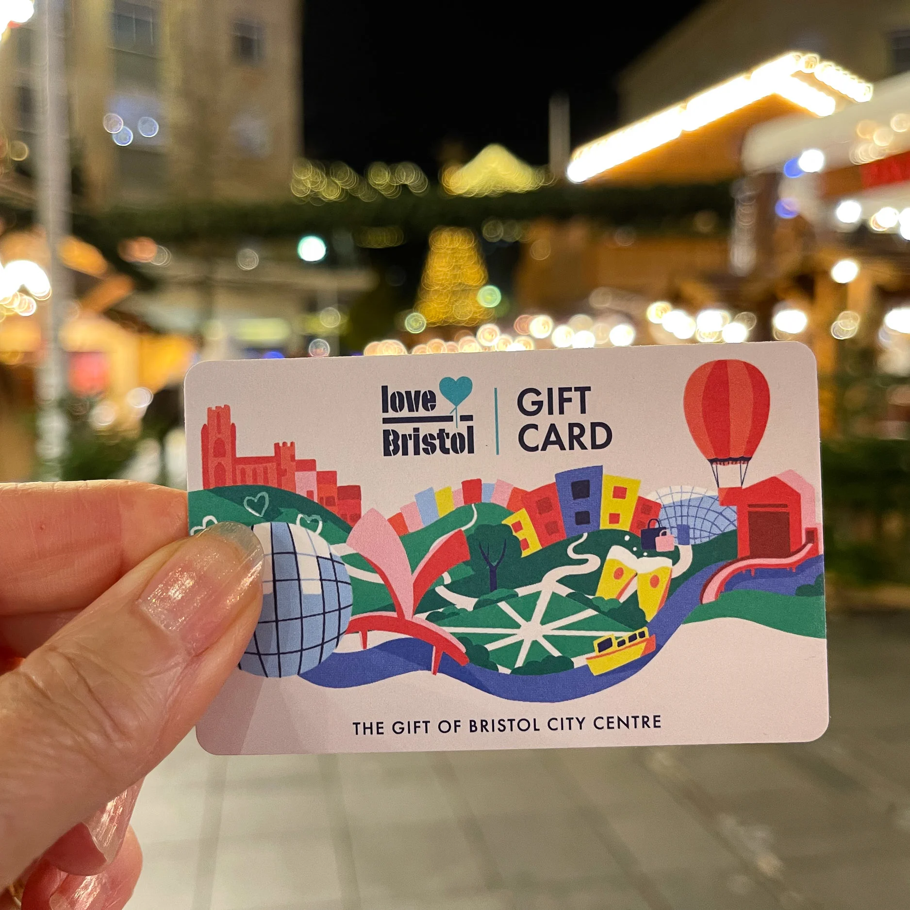 Love Bristol gift card - Christmas in Bristol Photo Heatheronhertravels.com