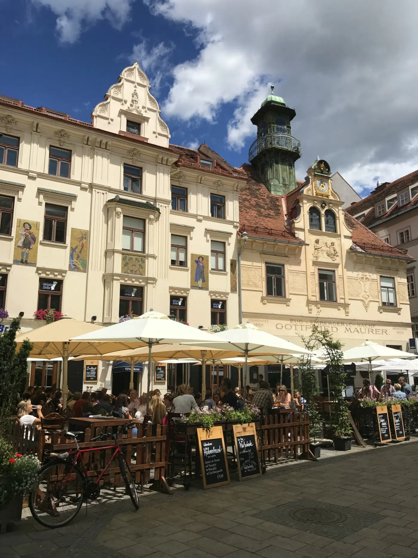 Glockenspiel Platz in Graz Austria Photo: Heatheronhertravels.com