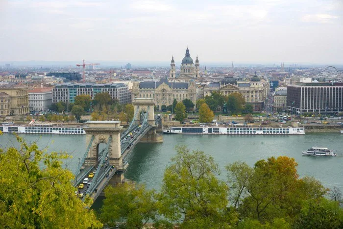 View from Buda hill - Budapest itinerary