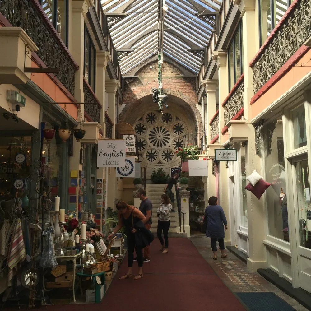 Cifton arcade in Bristol