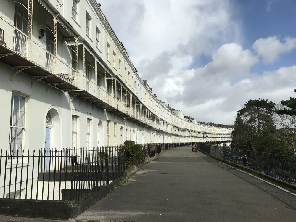 Royal York crescent in Bristol