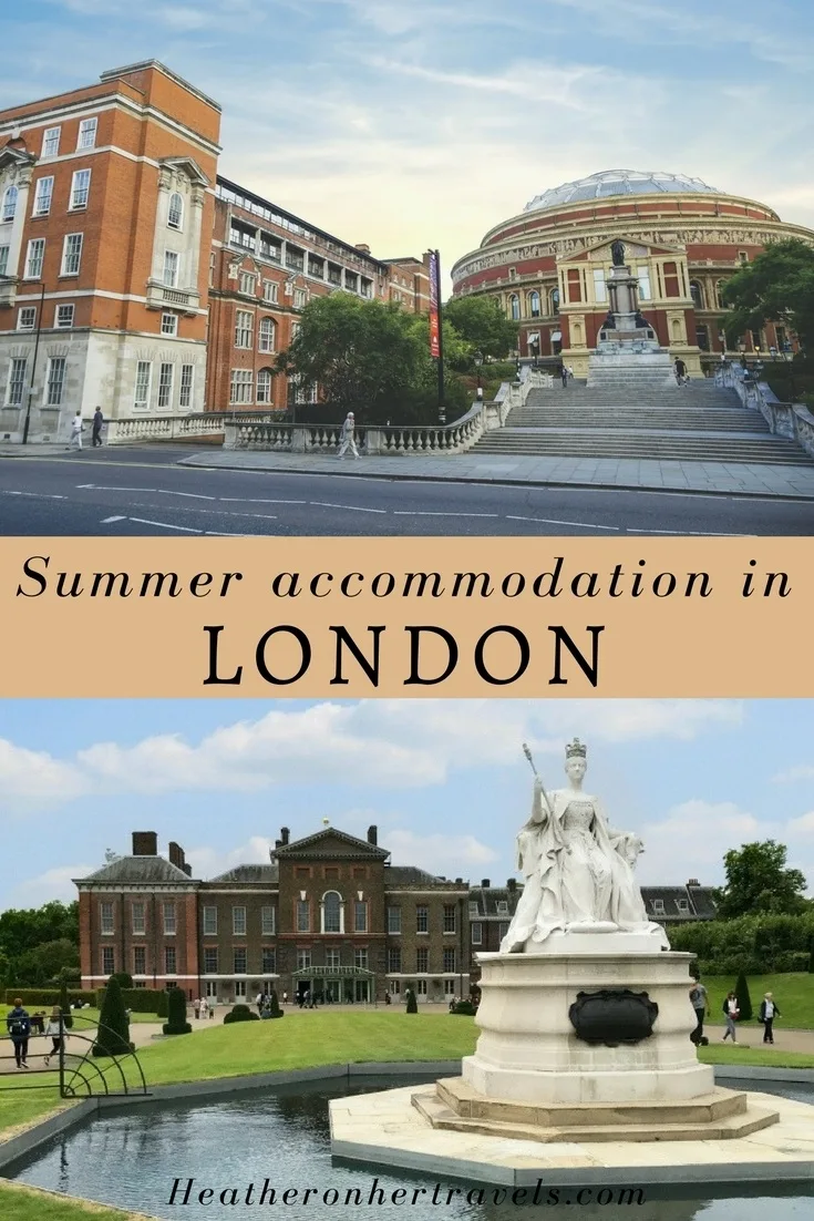 Read about affordable summer accommodation in London