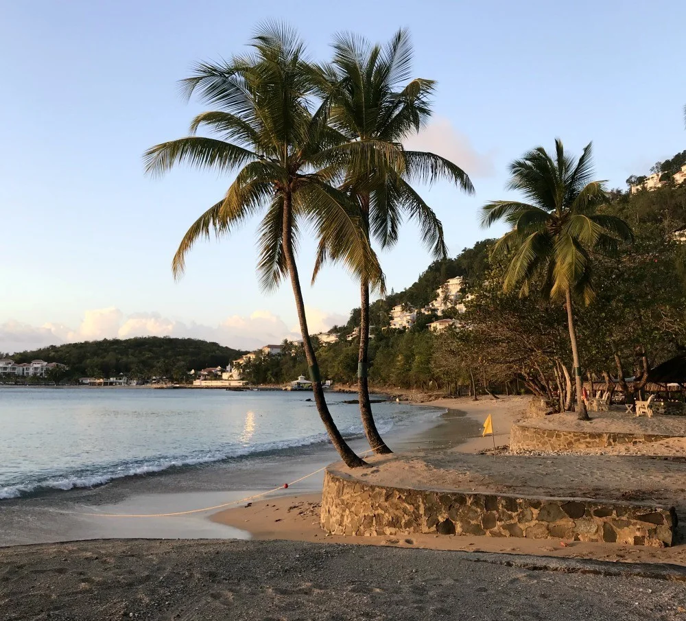 Beach at East Winds St Lucia Photo Heatheronhertravels.com