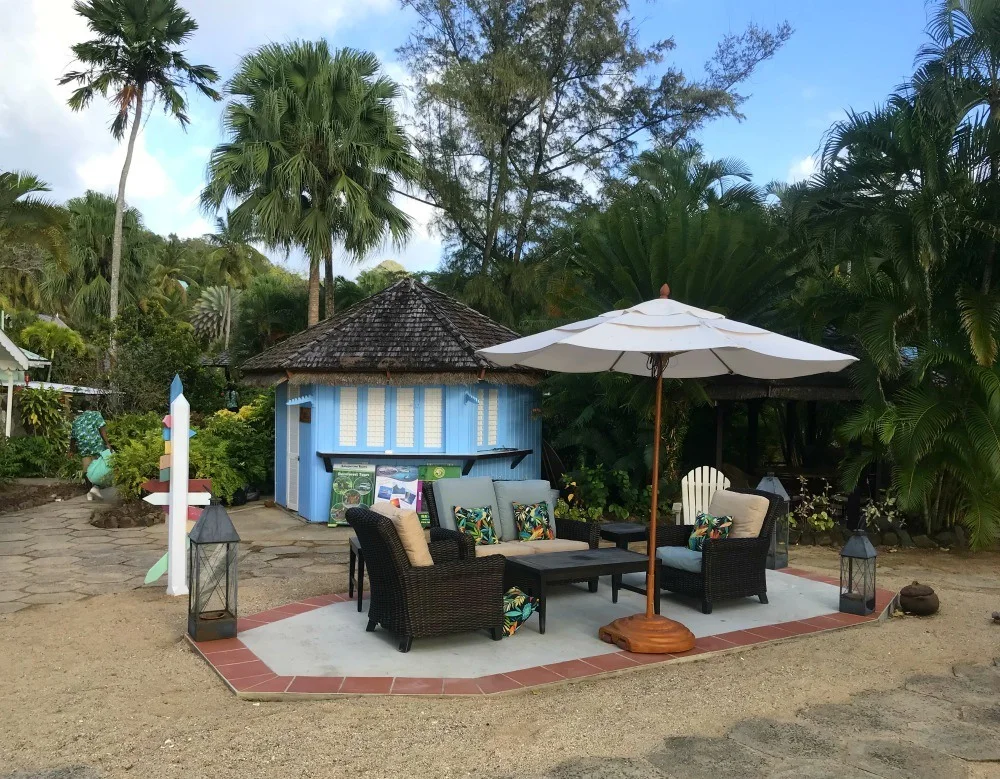 Beach chairs at East Winds St Lucia Photo- Heatheronhertravels.com