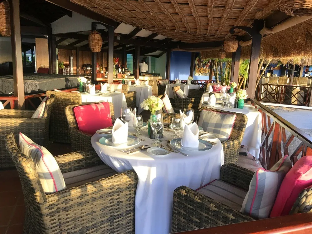 Restaurant at East Winds St Lucia Photo Heatheronhertravels.com