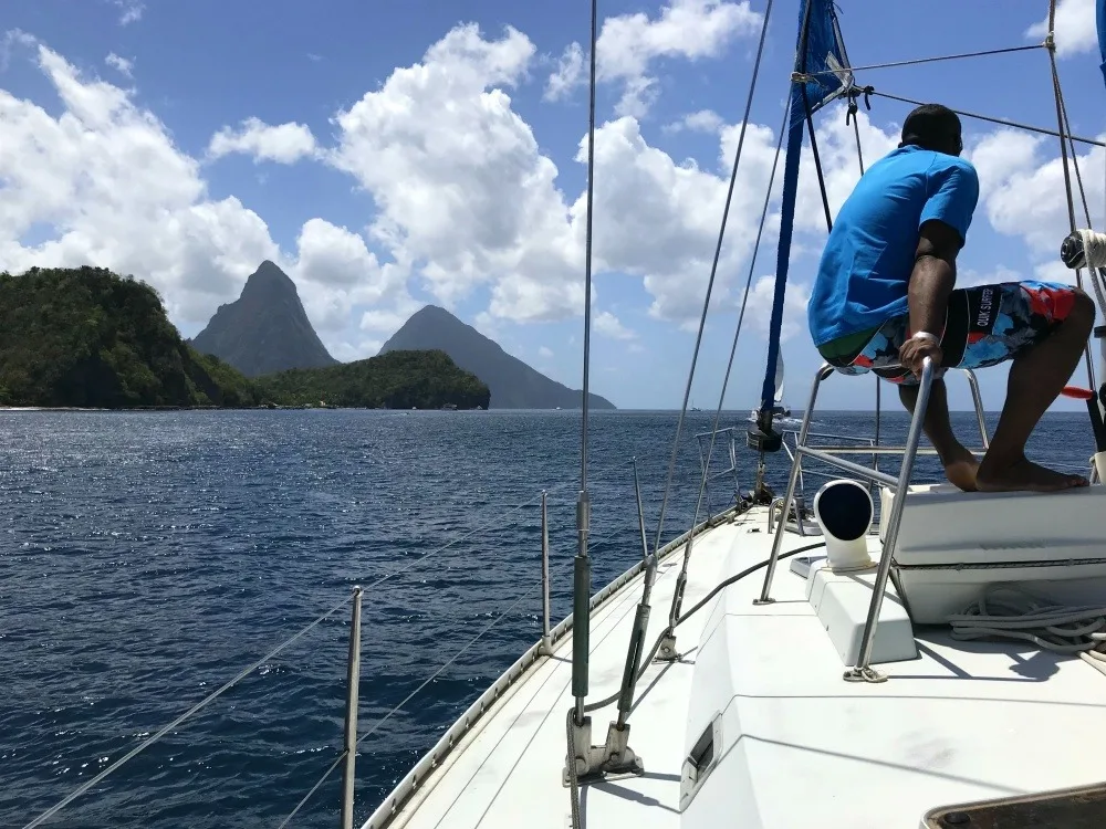 Sailing boat trip from East Winds St Lucia Photo Heatheronhertravels.com