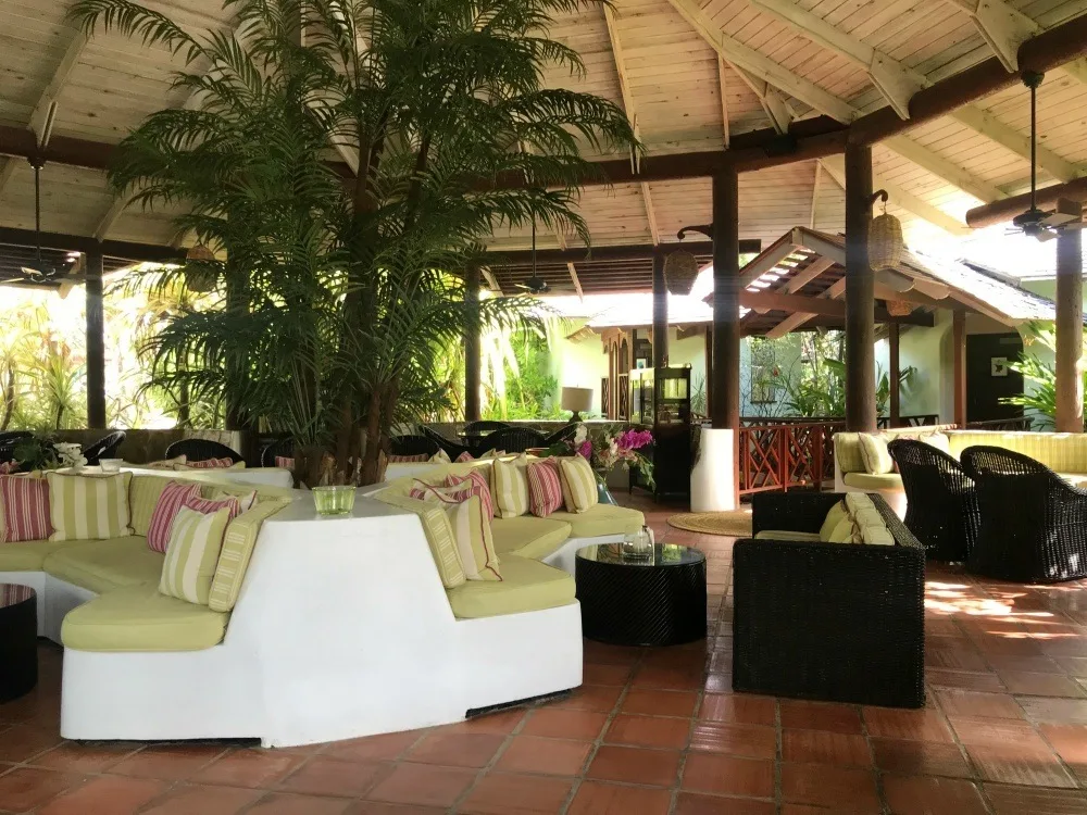 Lounge at East Winds St Lucia photo Heatheronhertravels.com