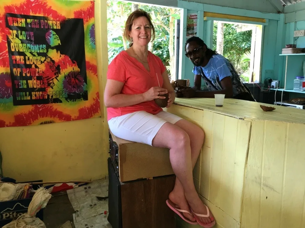 Roots Beach Bar at Marigot Bay St Lucia - Things to do in St Lucia Photo Heatheronhertravels.com