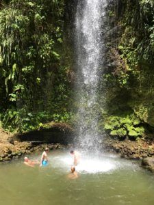 Toraille waterfall in St Lucia Photo Heatheronhertravels.com