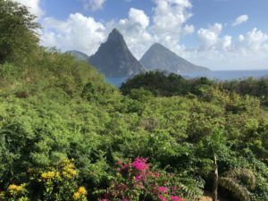 View of The Pitons St Lucia Photo Heatheronhertravels.com