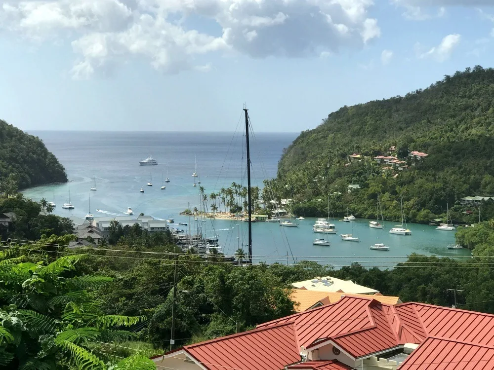 Yachts in Marigot Bay St Lucia - Things to do in St Lucia Photo Heatheronhertravels.com