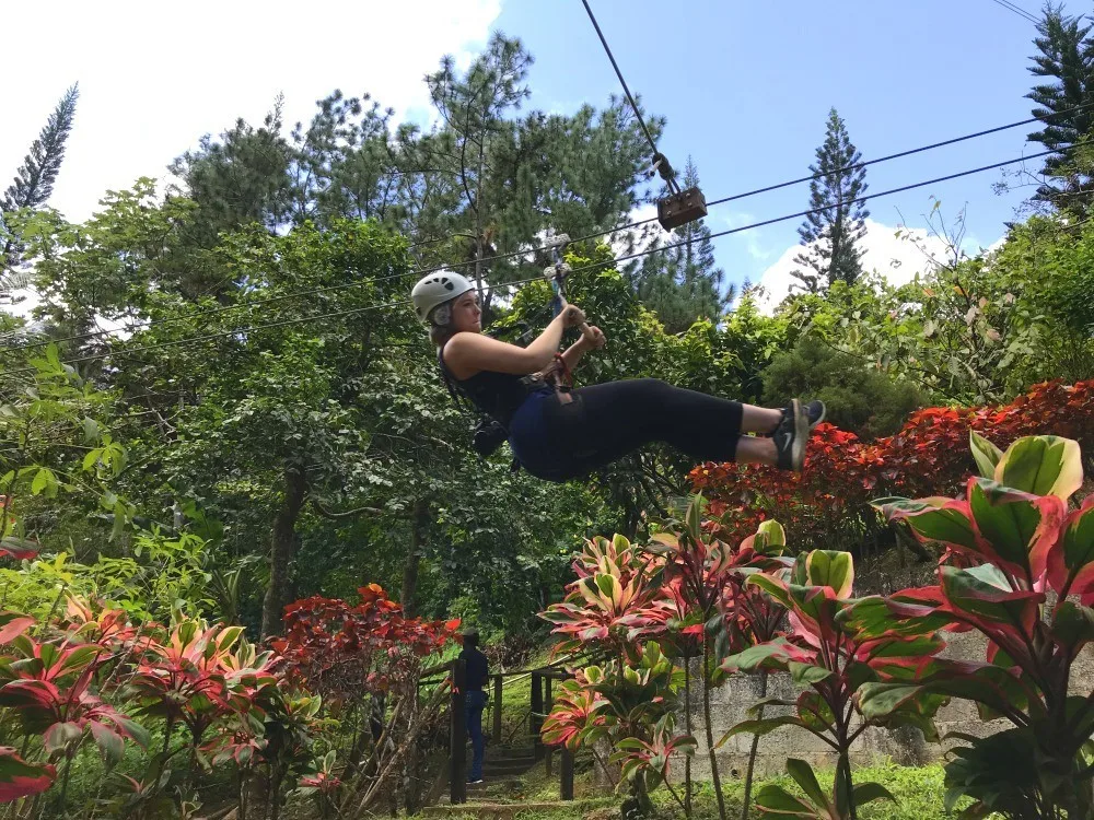 Zipwire at Babonneau in St Lucia - Things to do in St Lucia Photo Heatheronhertravels.com