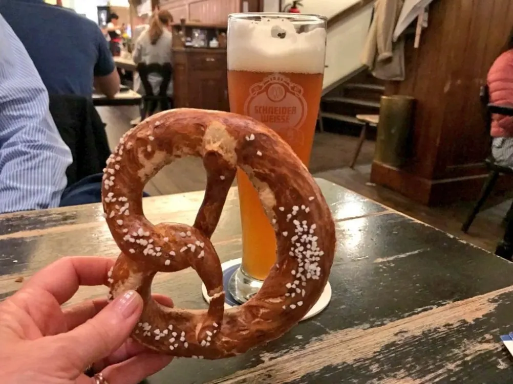 Beer and Pretzels in Munich Photo Heatheronhertravels.com