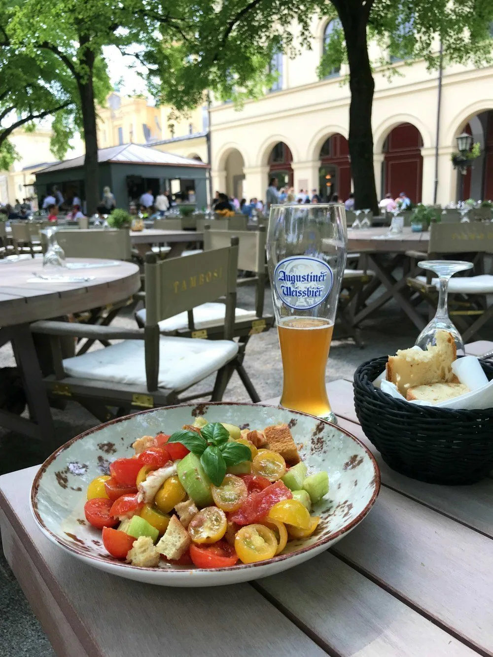 Tamboli at Hofgarten in Munich Photo Heatheronhertravels.com