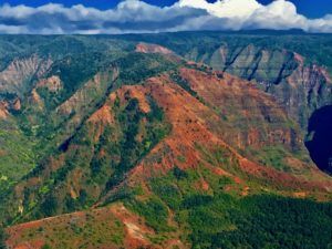 Waimea canyon in Kauai