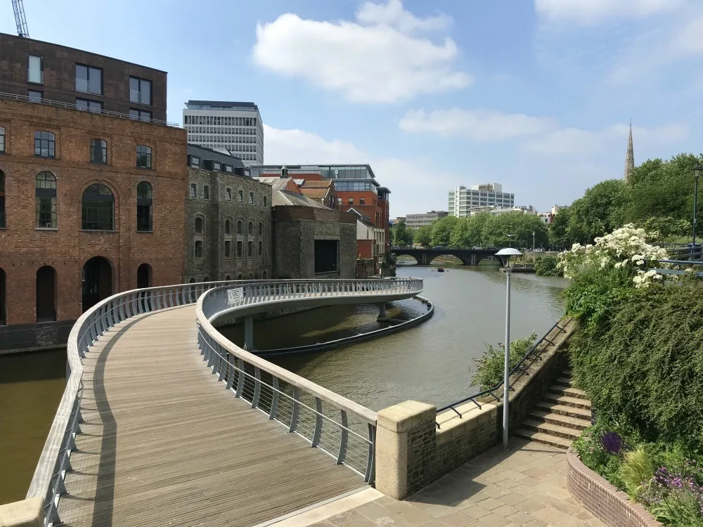 Bristol Bridge and Castle Park Photo Heatheronhertravels.com