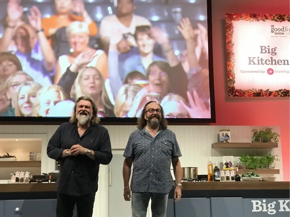 Hairy Bikers at BBC Travel Show Photo Heatheronhertravels.com