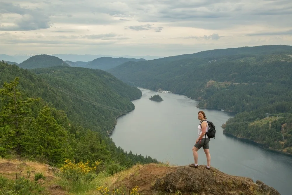 Hiking near Victoria at Gowlland Tod Photo Mark Vukobrat