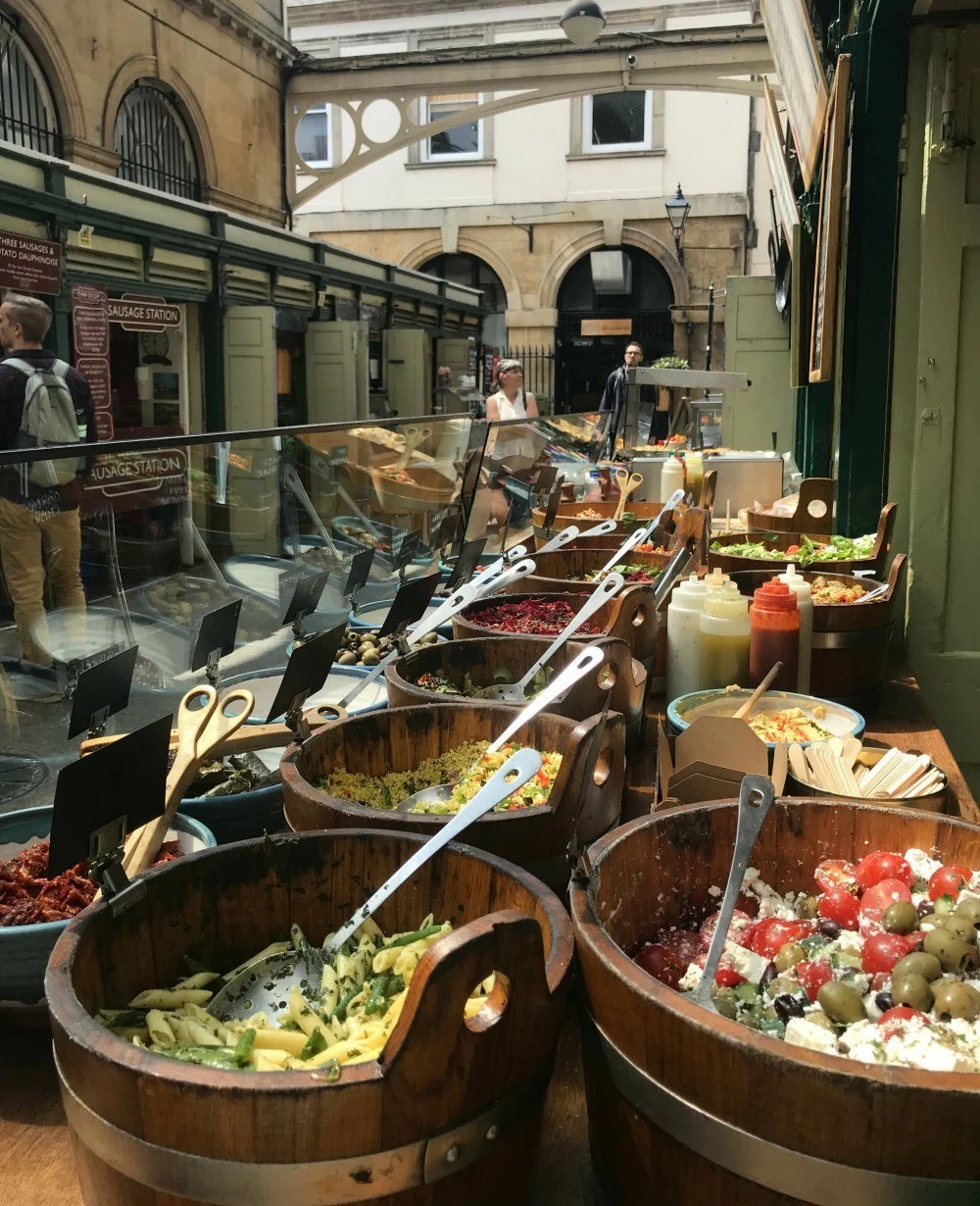 St Nicholas Market in Old town of Bristol