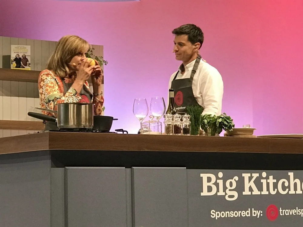 Travelsphere cookery demo with Penny Smith