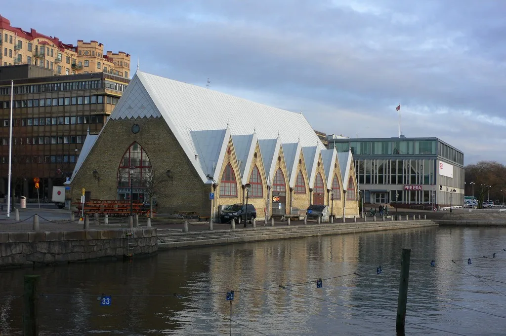 Feskekòrka fish market in Gothenberg Sweden