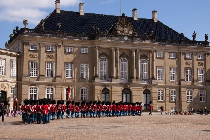 Amalienborg Palace in Copenhagen