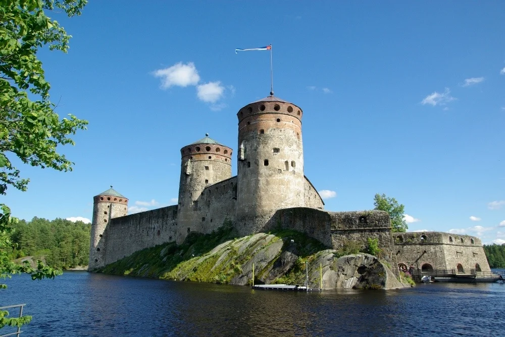 Savonlinna Fortress in Finland