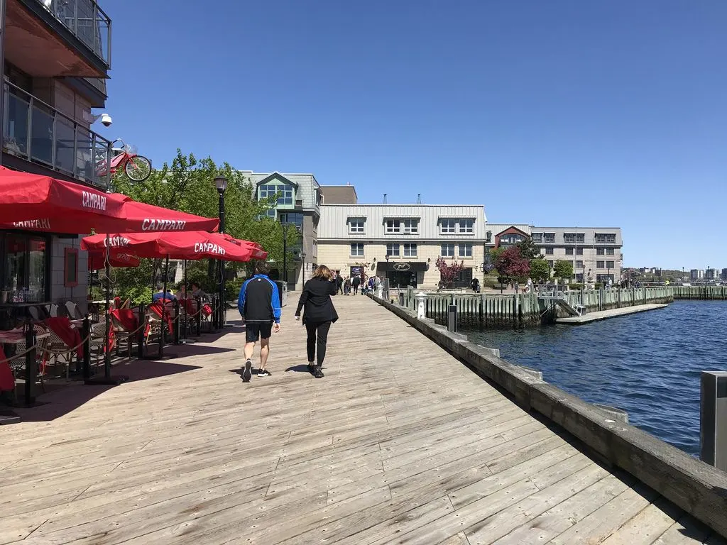 Things to do in Halifax - Halifax harbour boardwalk Photo Heatheronhertravels.com