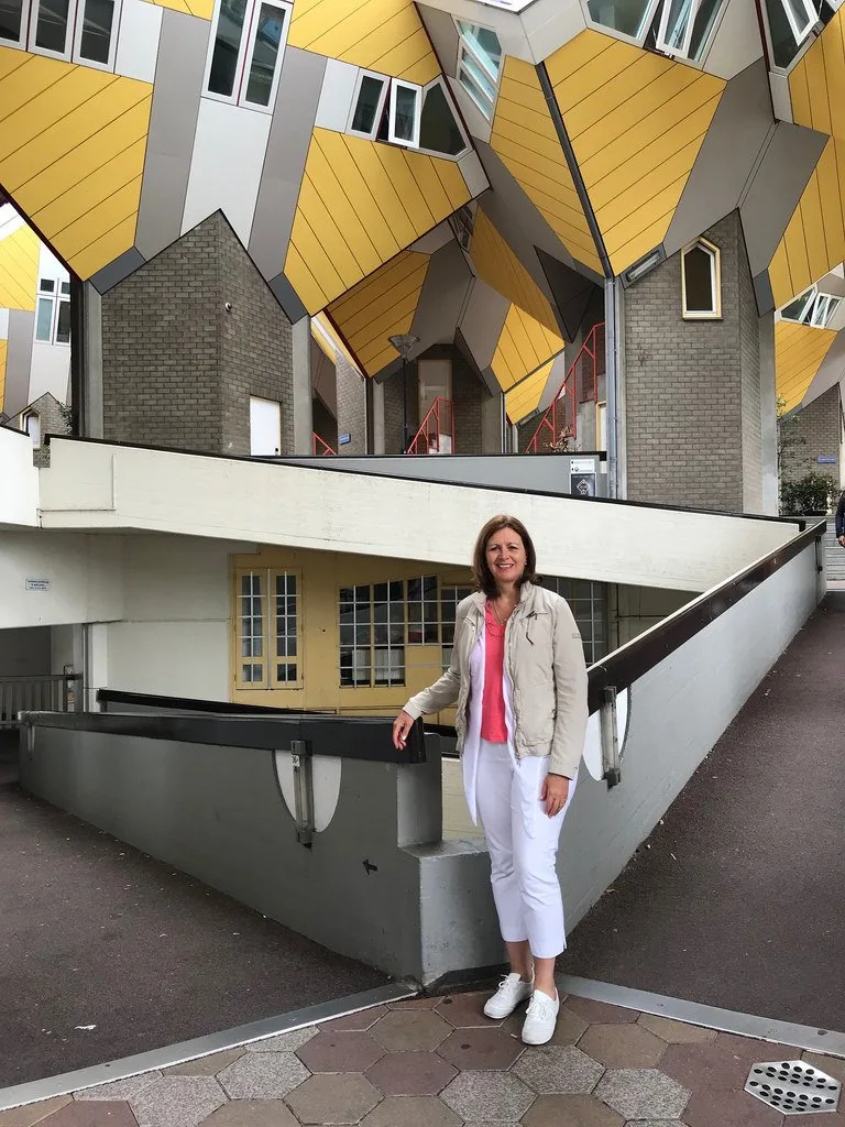 Rotterdam cube houses on our Titan River cruise