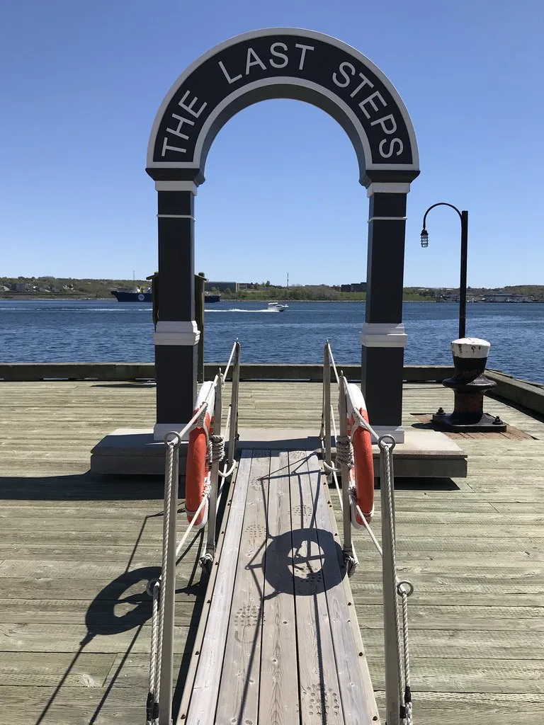 The last steps Halifax Harbour Boardwalk Photo Heatheronhertravels.com