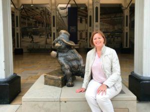 Paddington Bear in Paddington Station Photo Heatheronhrtravels.com