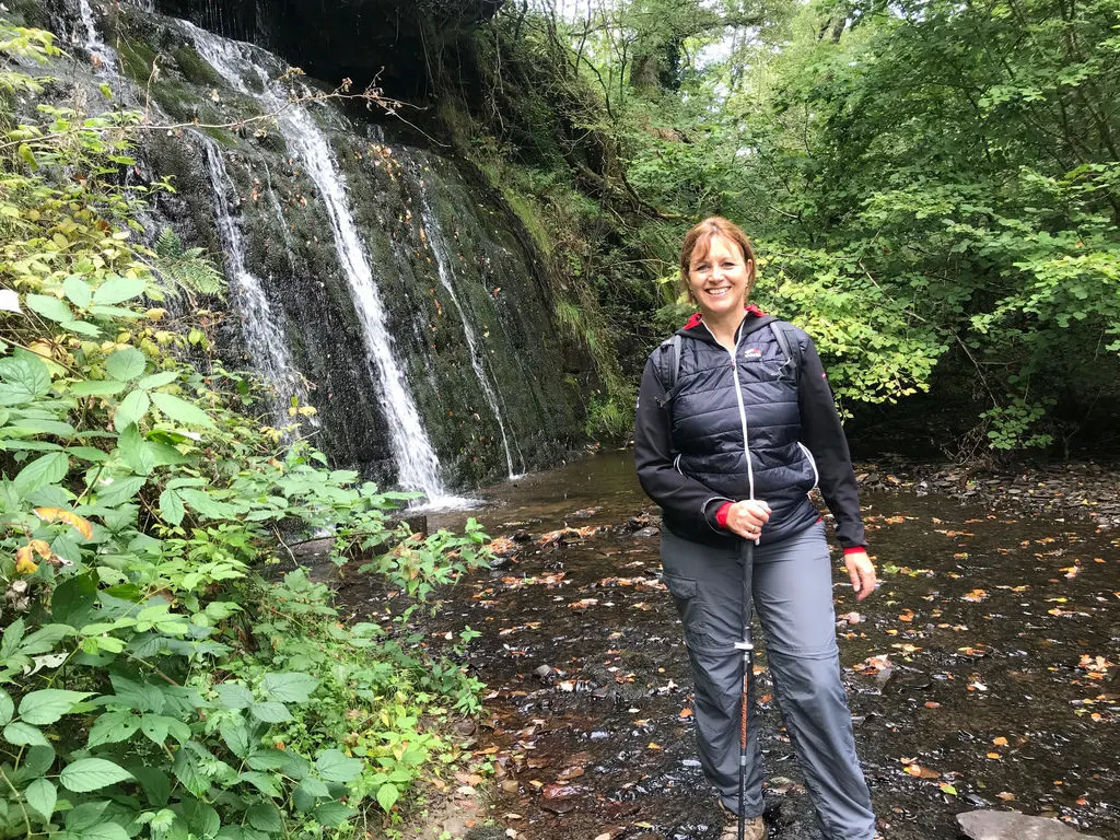 Pistyll Goleu Waterfall in The Valleys South Wales Photo Heatheronhertravels